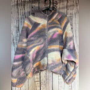 Wild Fable Multicolor Teddy Jacket XL